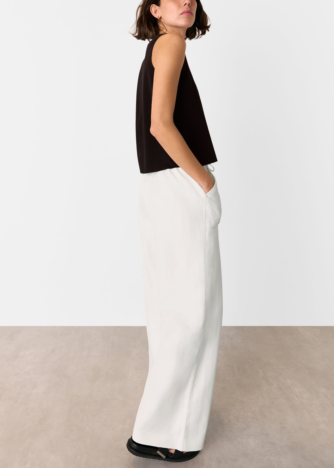 Leona Linen Blend Trouser