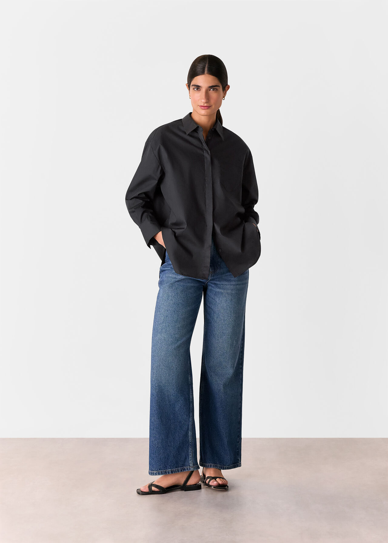 Oversized Cotton Shirt