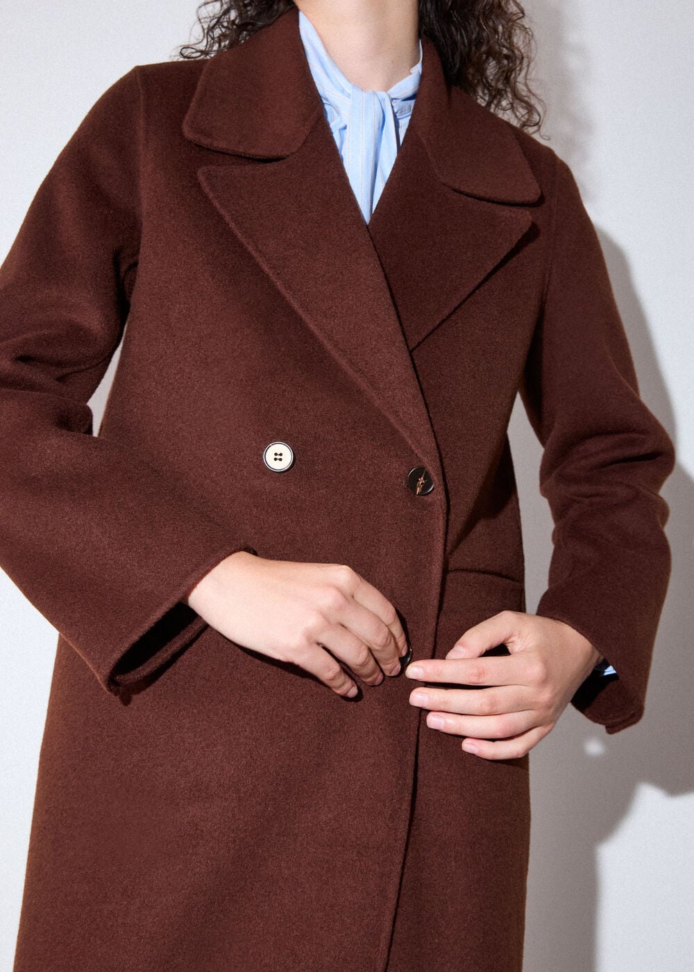 Relaxed Double Faced Coat