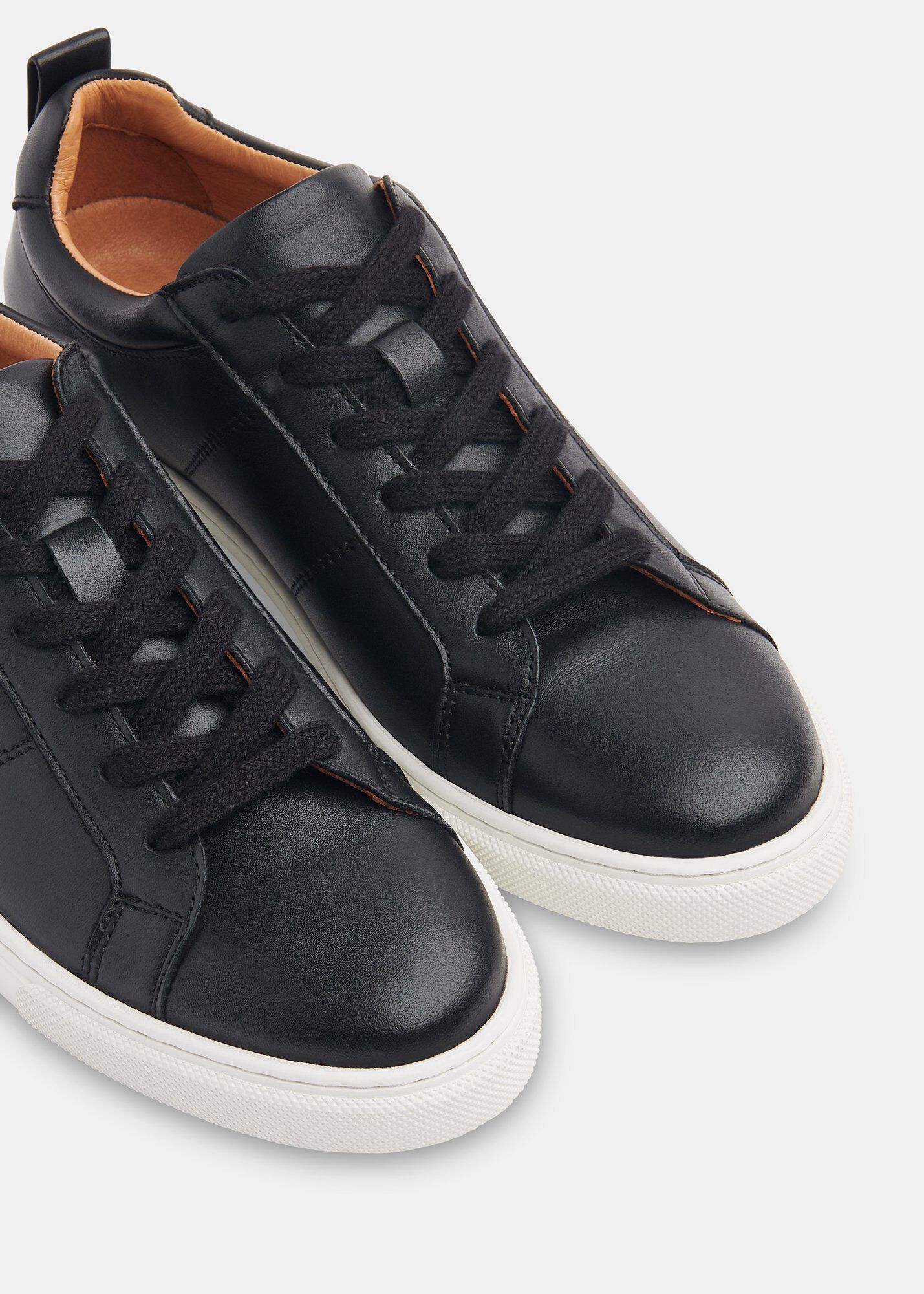 Black Koki Lace Up Sneaker | Whistles US |