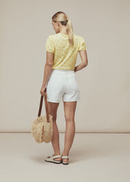 Puff Sleeve Forget Me Not Tee