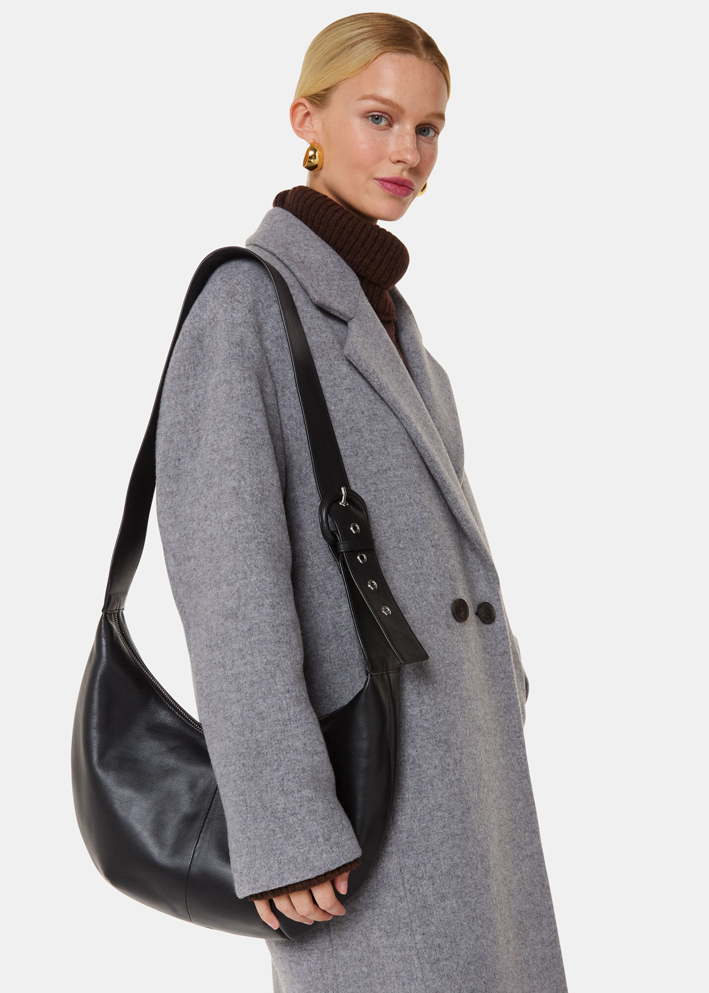Eliza gray coats top