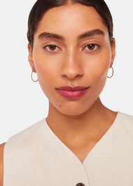 Mini Oval Thin Hoop
