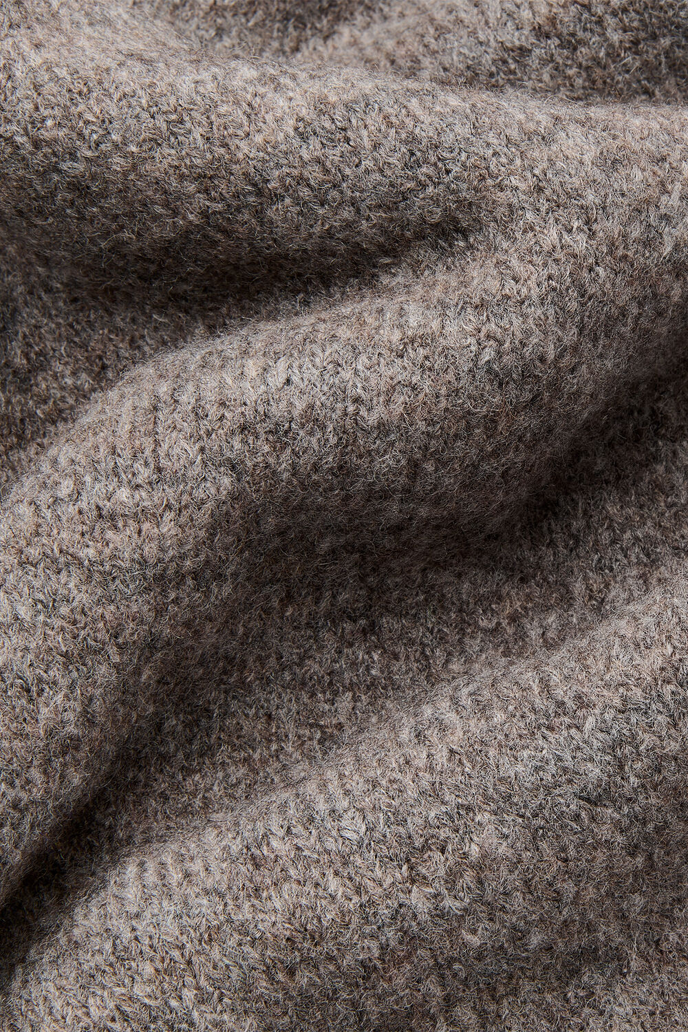 Wool Mix Crew Cardigan