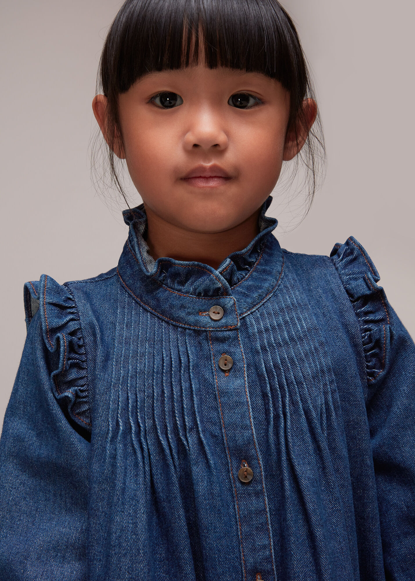 Denim Nell Denim Dress WHISTLES