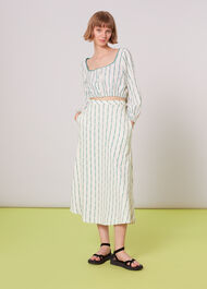 Mari Embroidered Circle Skirt