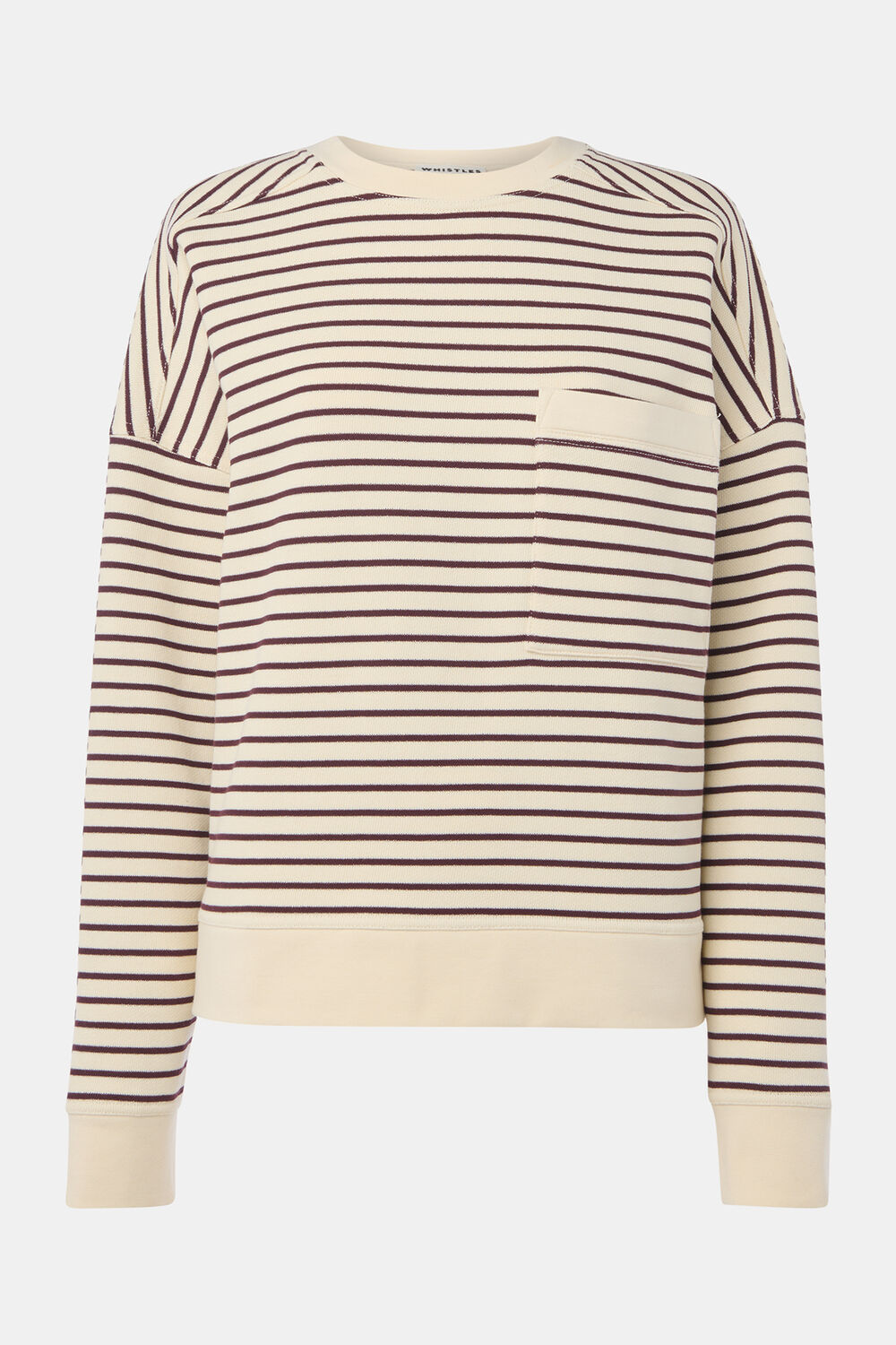 Burgundy Stripe Sweat