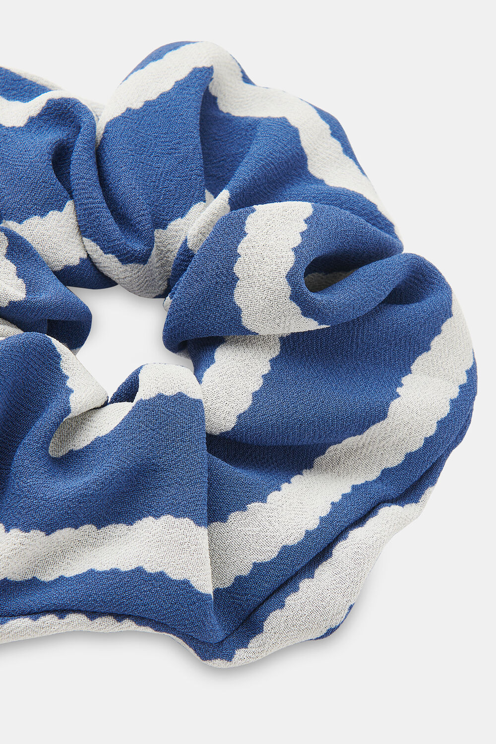 Crinkle Stripe Scrunchie