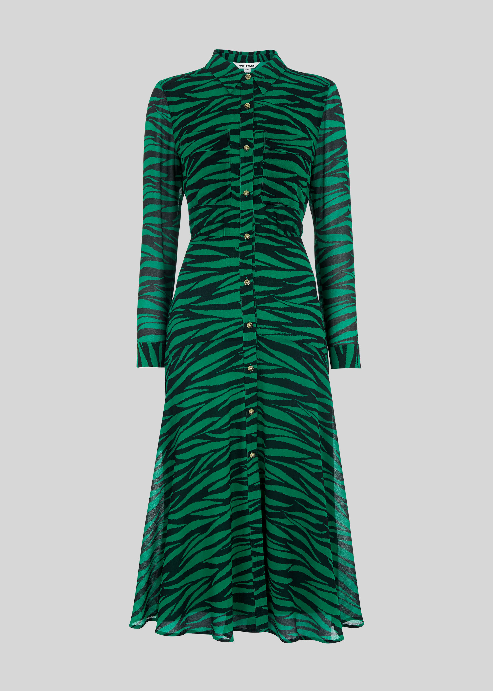 Green tiger print hotsell dress
