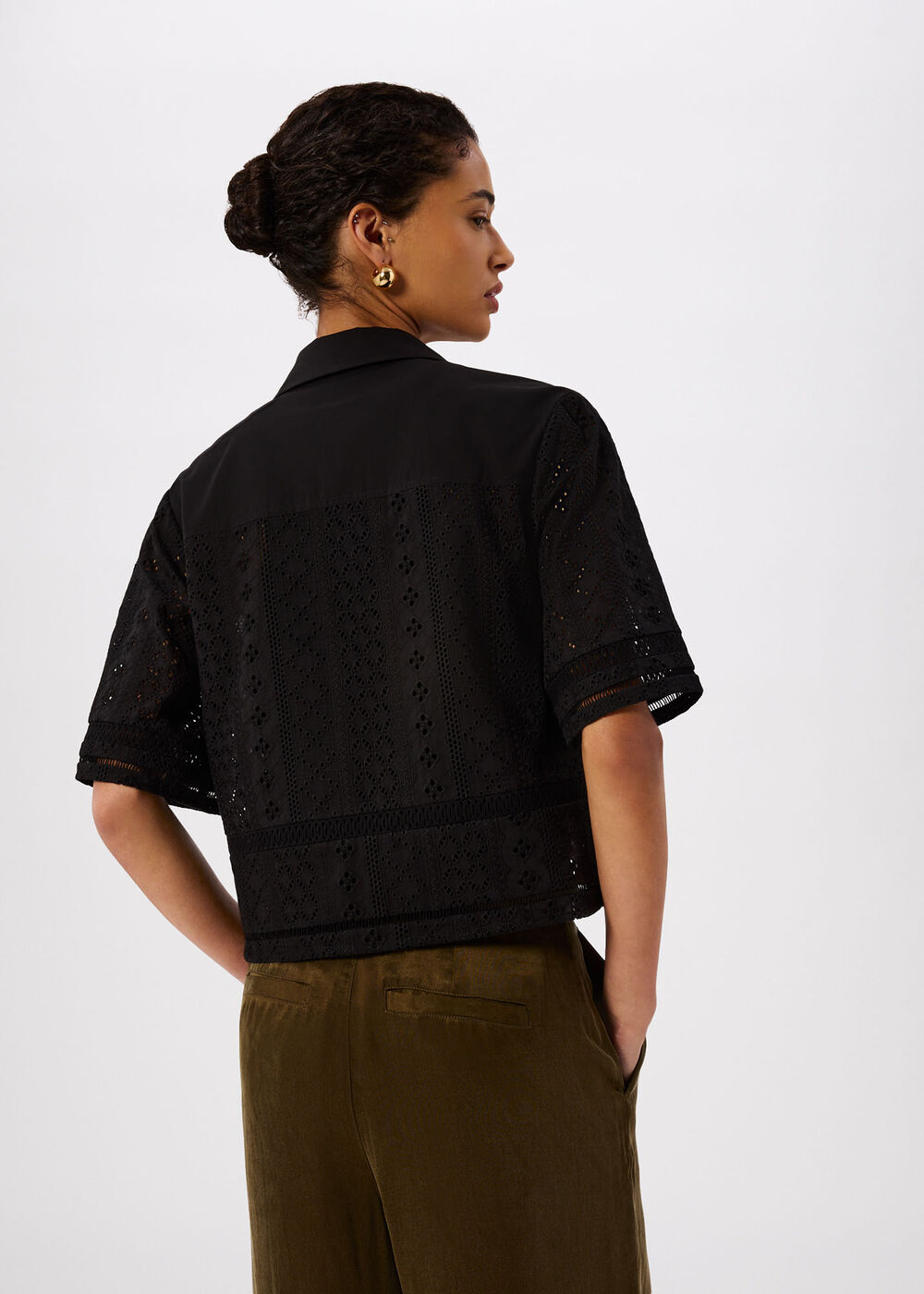 Broderie Cotton Shirt