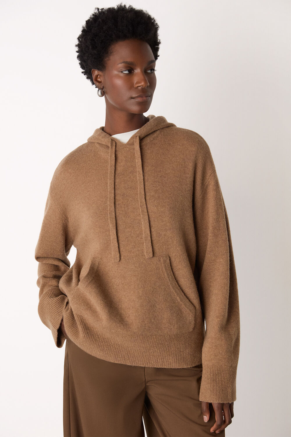 Wool Knitted Hoodie