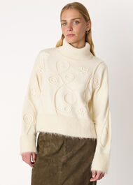 Wool Embroidered Floral Jumper
