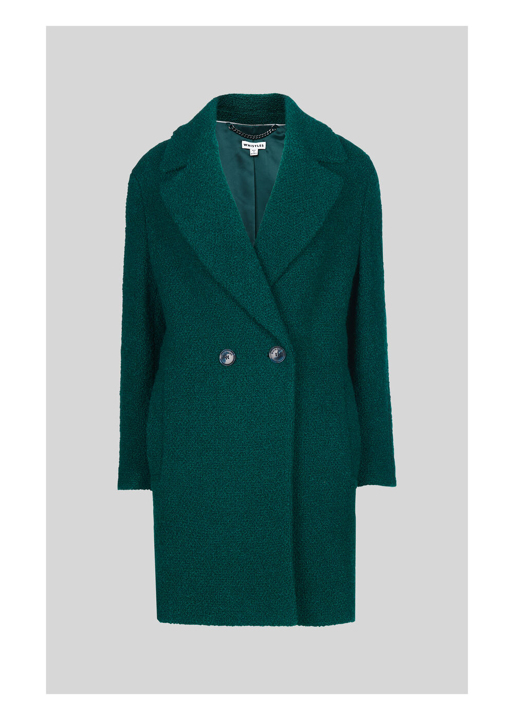 JL:Boucle Double Breasted Coat