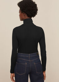 Essential Polo Neck Black