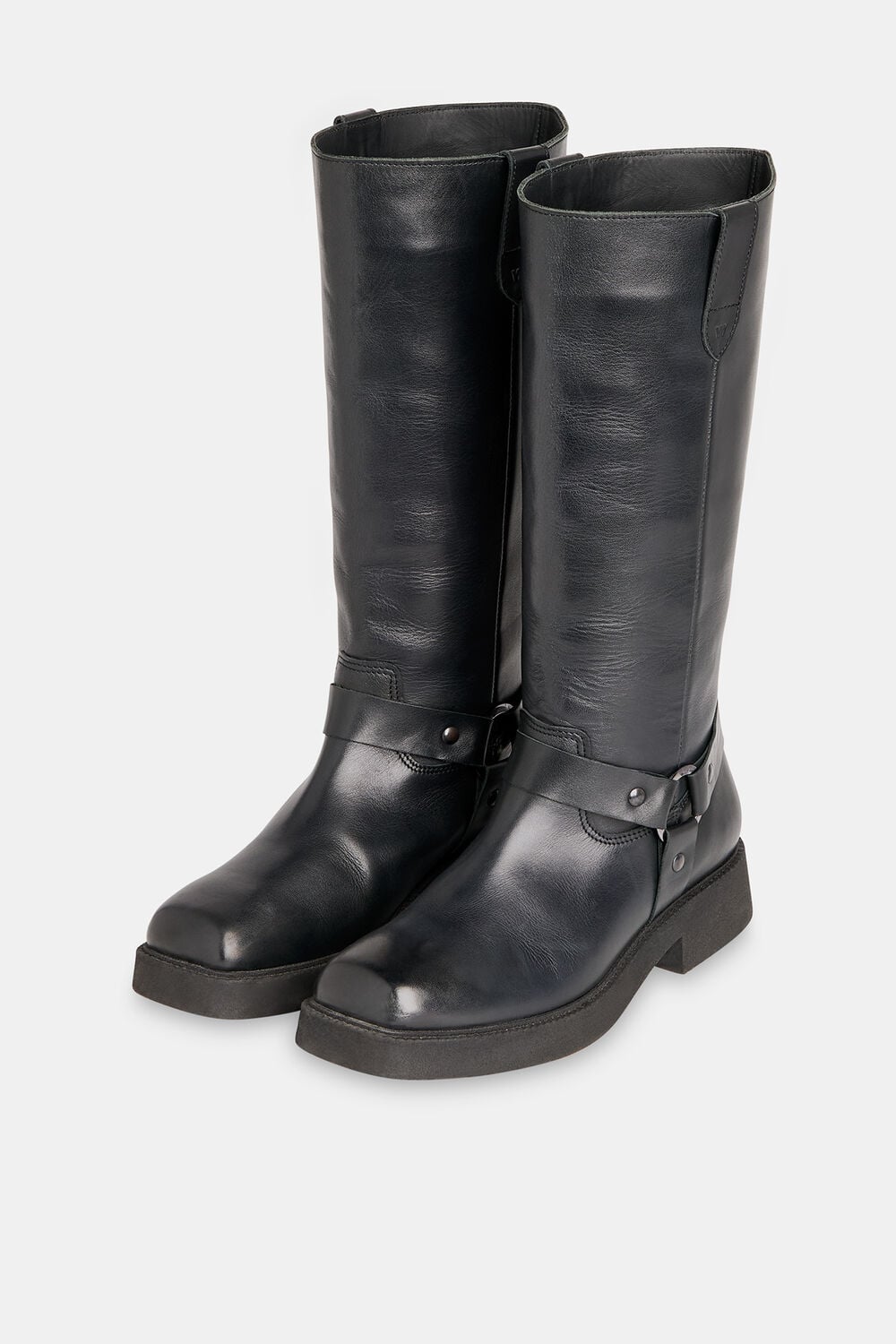 Matteo Knee High Biker Boot