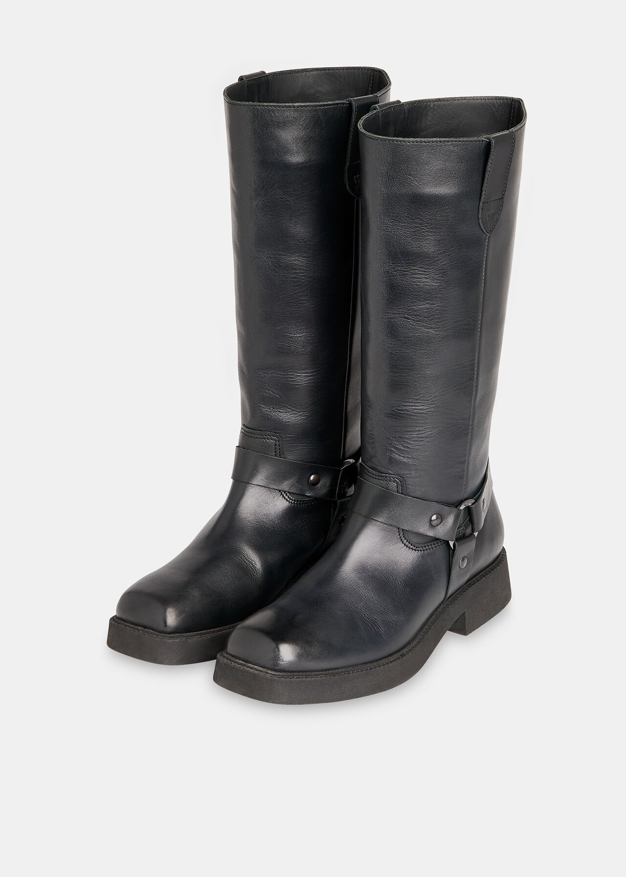 Matteo Knee High Biker Boot