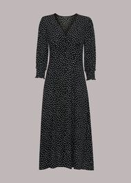Ellie Spot Print Midi Dress