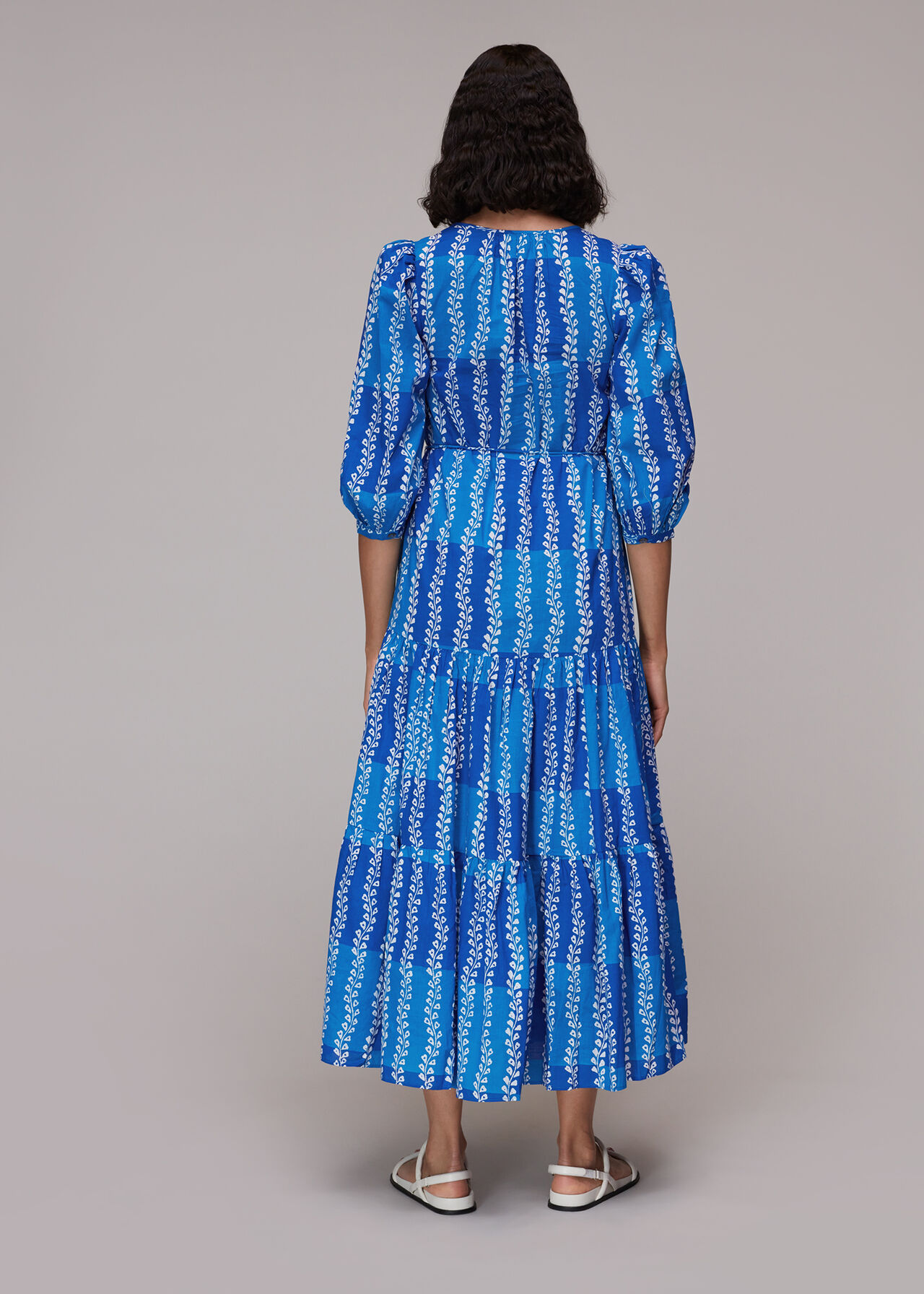 Trailing Leaf Trapeze Dress
