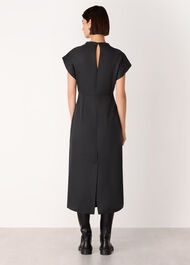 Twist Waist Midi Dress