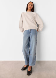Gathered Full Sleeve Sweat
