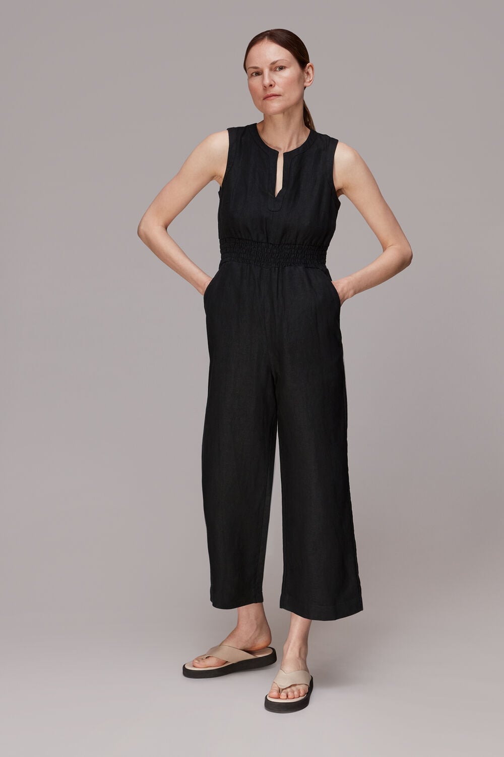 Melanie Linen Jumpsuit