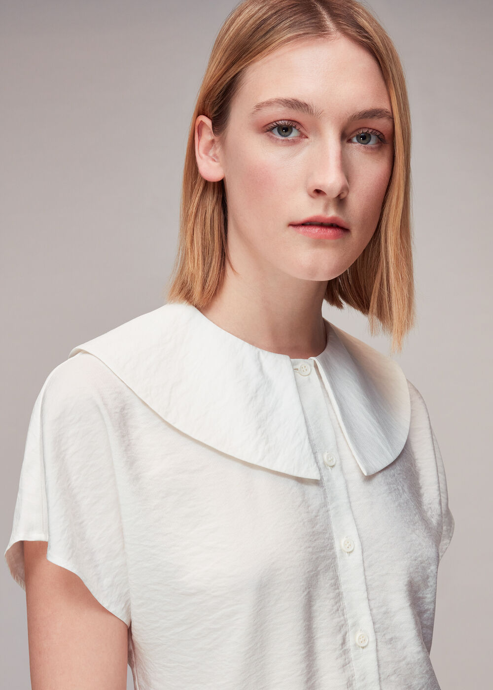 Greta Collar Top