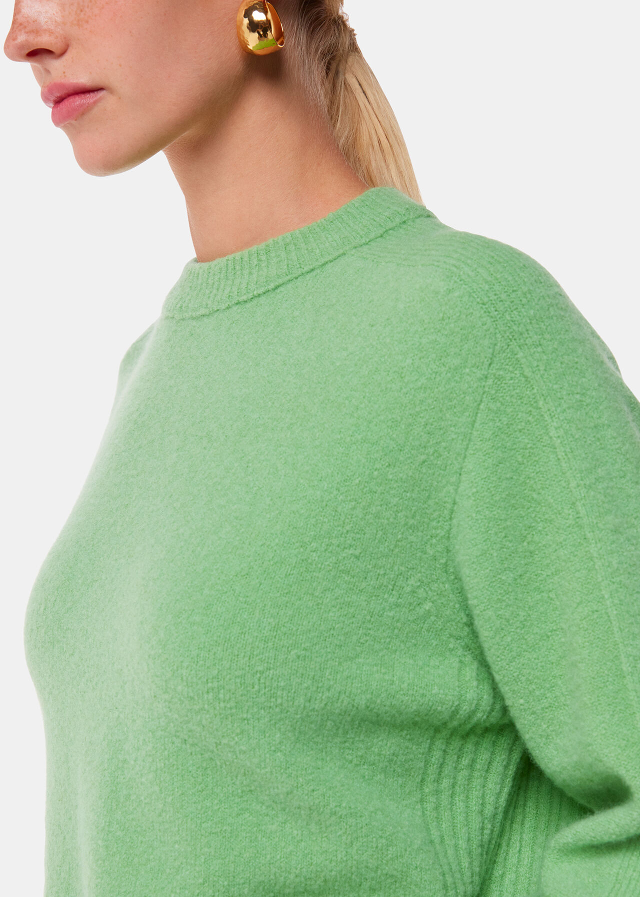 Alana Wool Mix Crew Neck