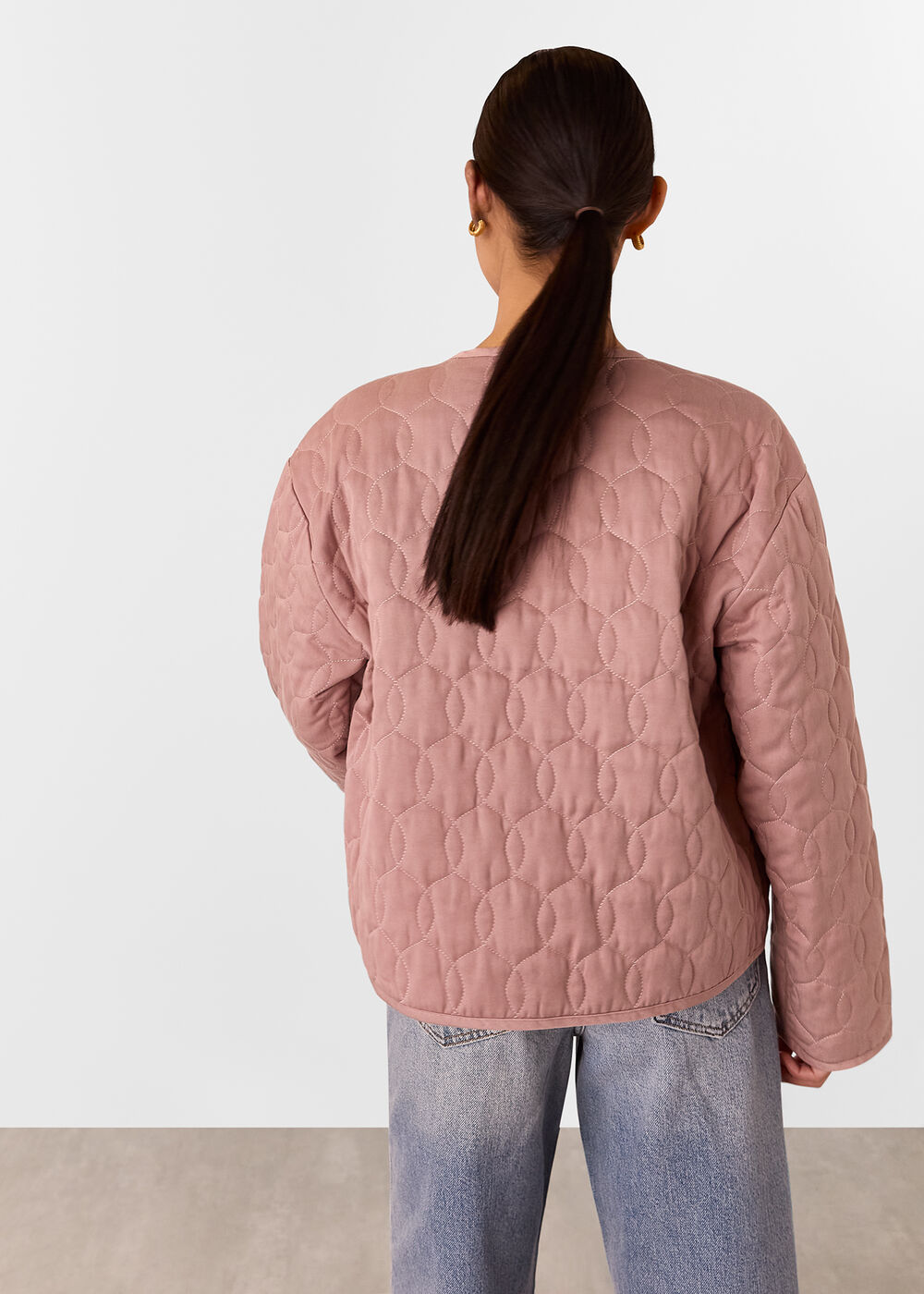 Petite Maya Cotton Quilted Jacket
