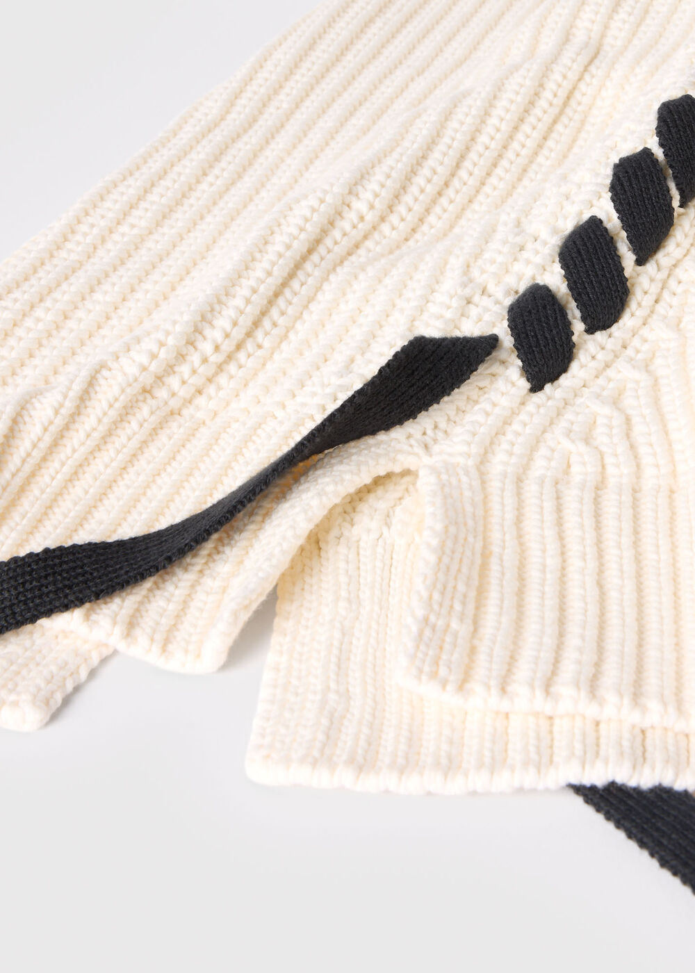 Lacing detail Crew Jumper