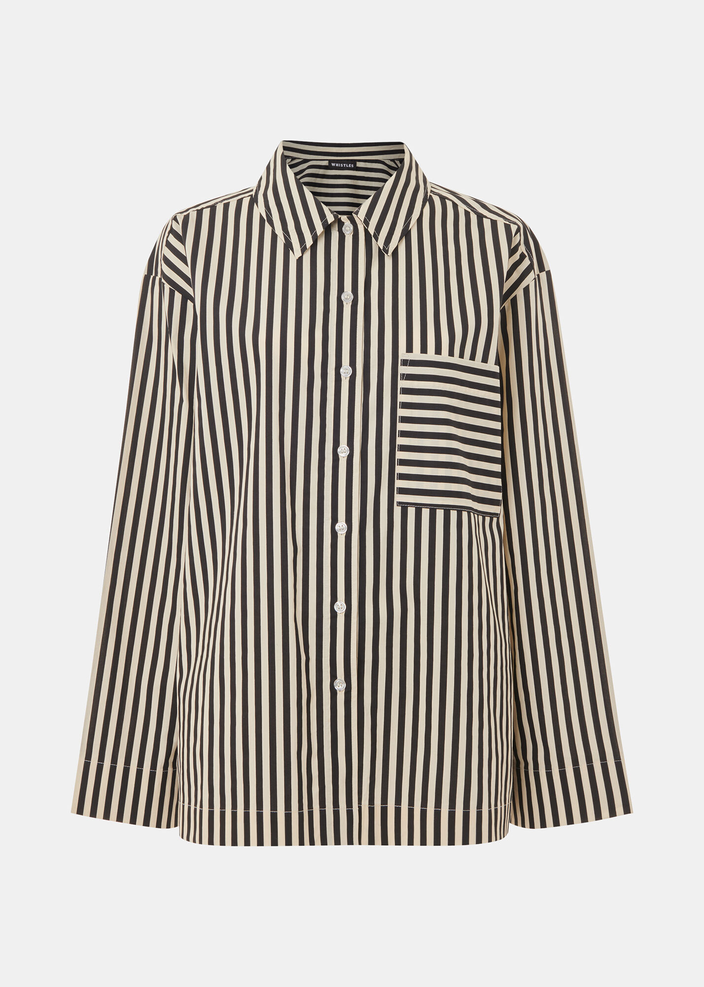 Matin Kim☆COZY PAJAMA STRIPE SHIRT COZY PAJAMA STRIPE SHIRT IN SKY - MATINKIM