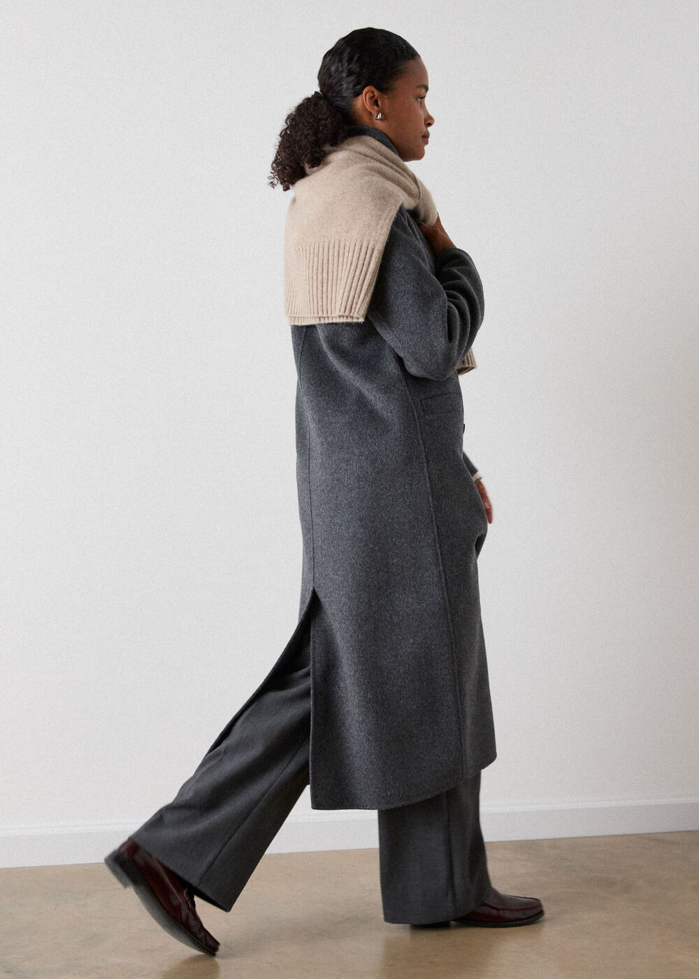 Relaxed Double Faced Coat