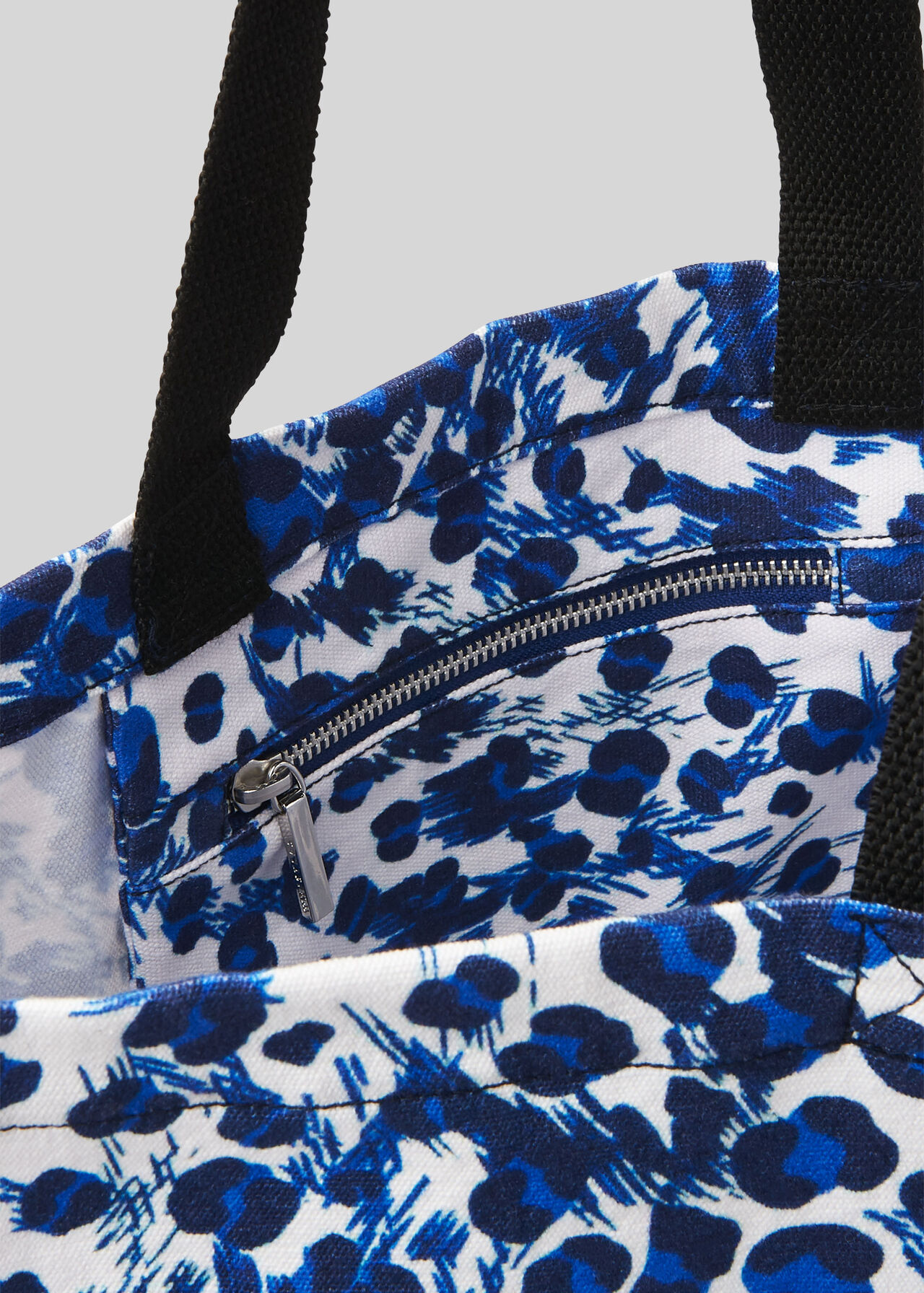 Ludlow Printed Tote Blue/Multi