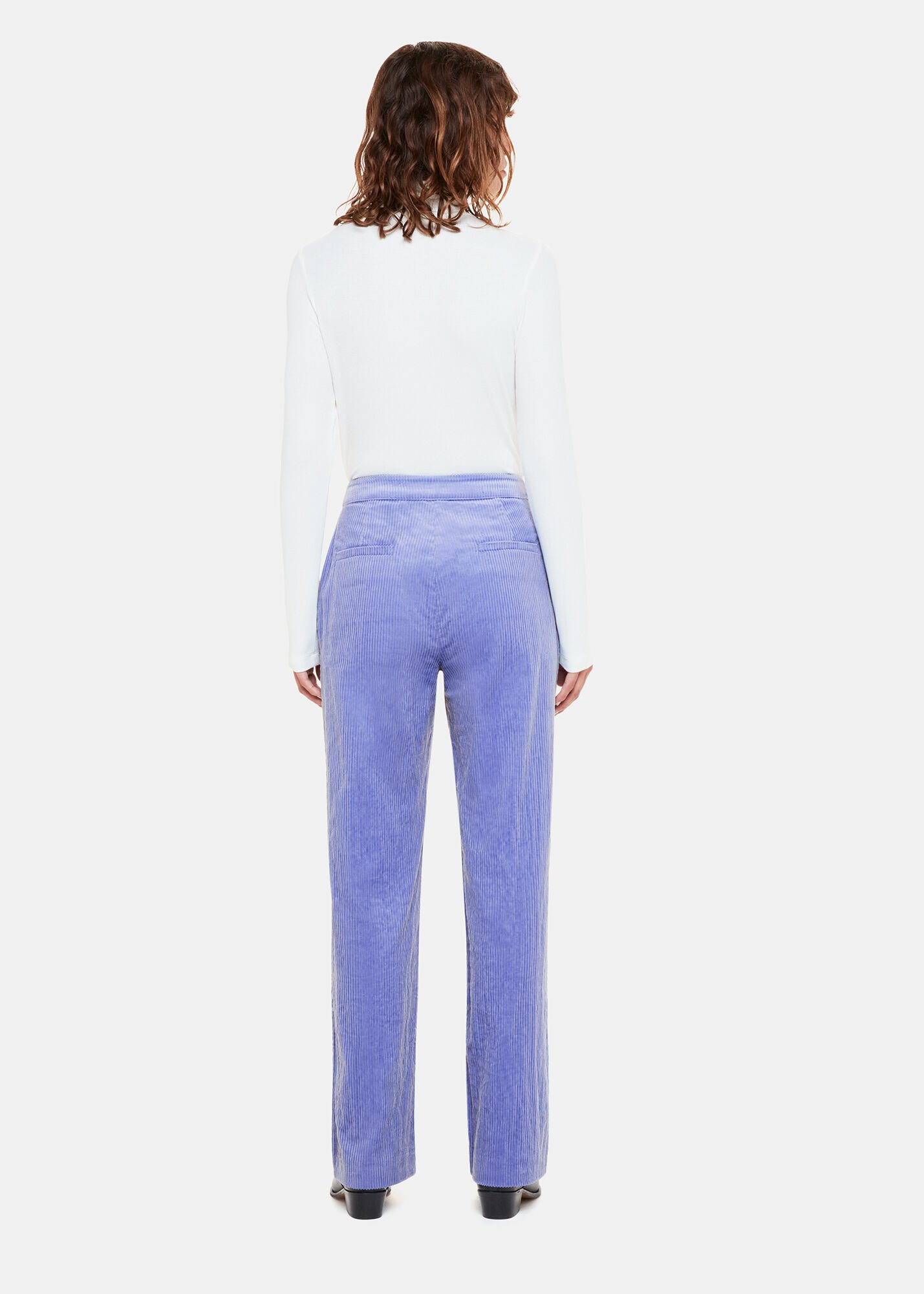 Lilac shop corduroy pants