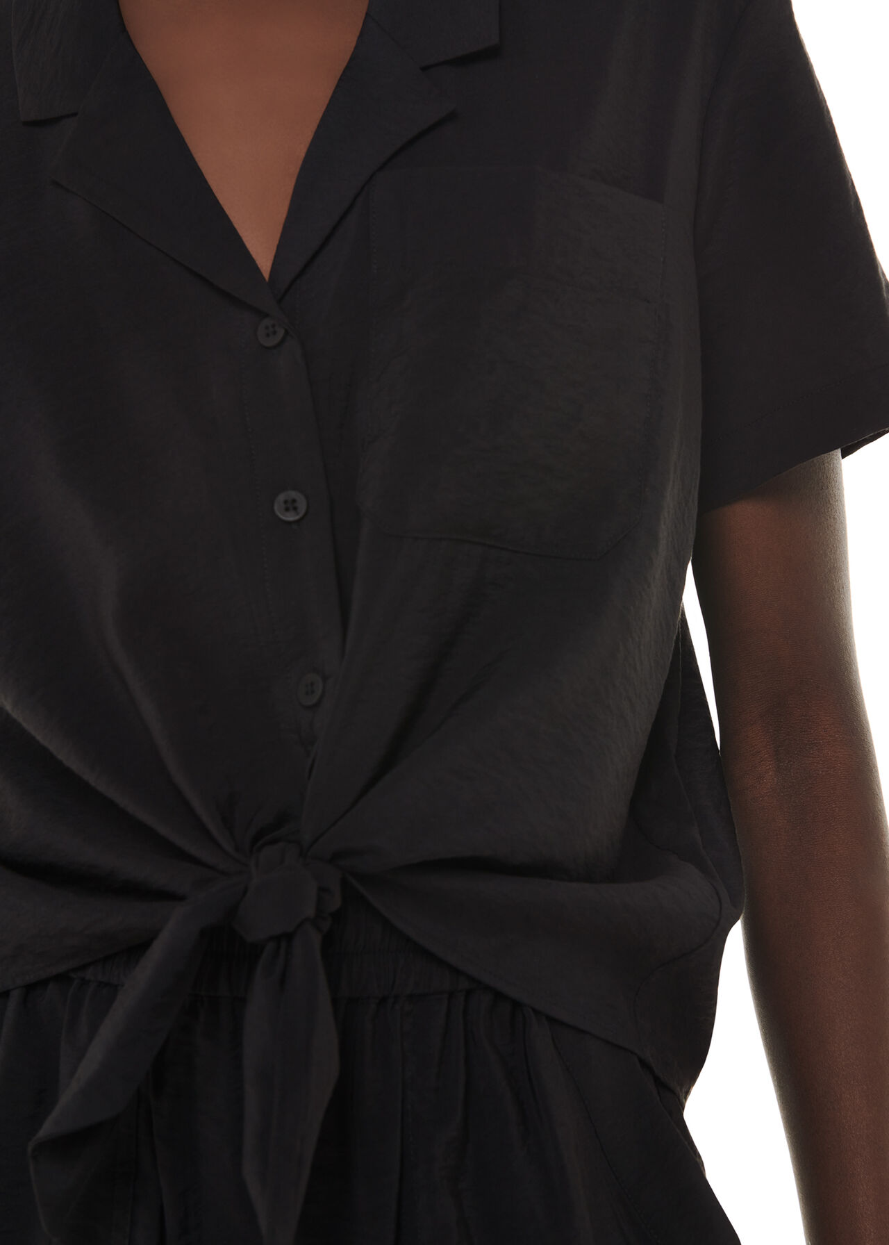 Nicola Tie Front Blouse