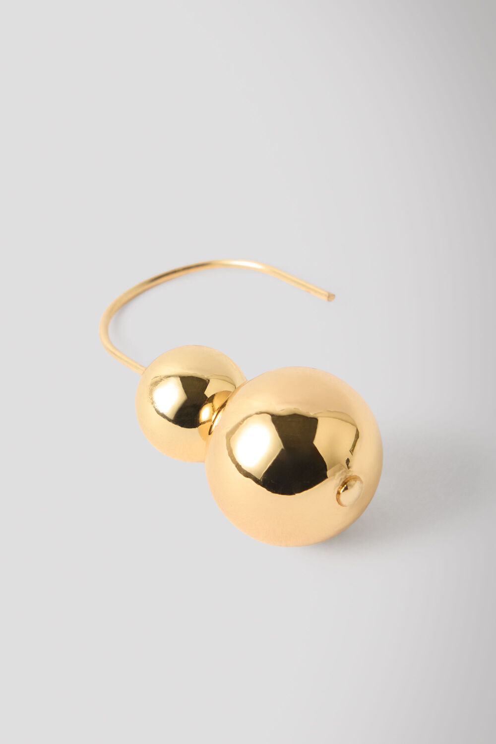 Double Sphere Wire Earring