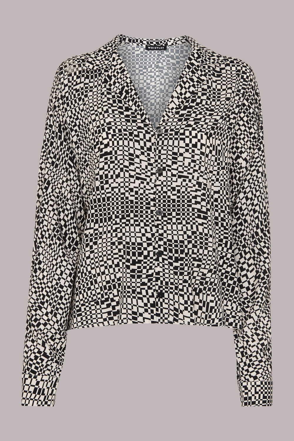Multicolour Checkerboard Ramona Blouse