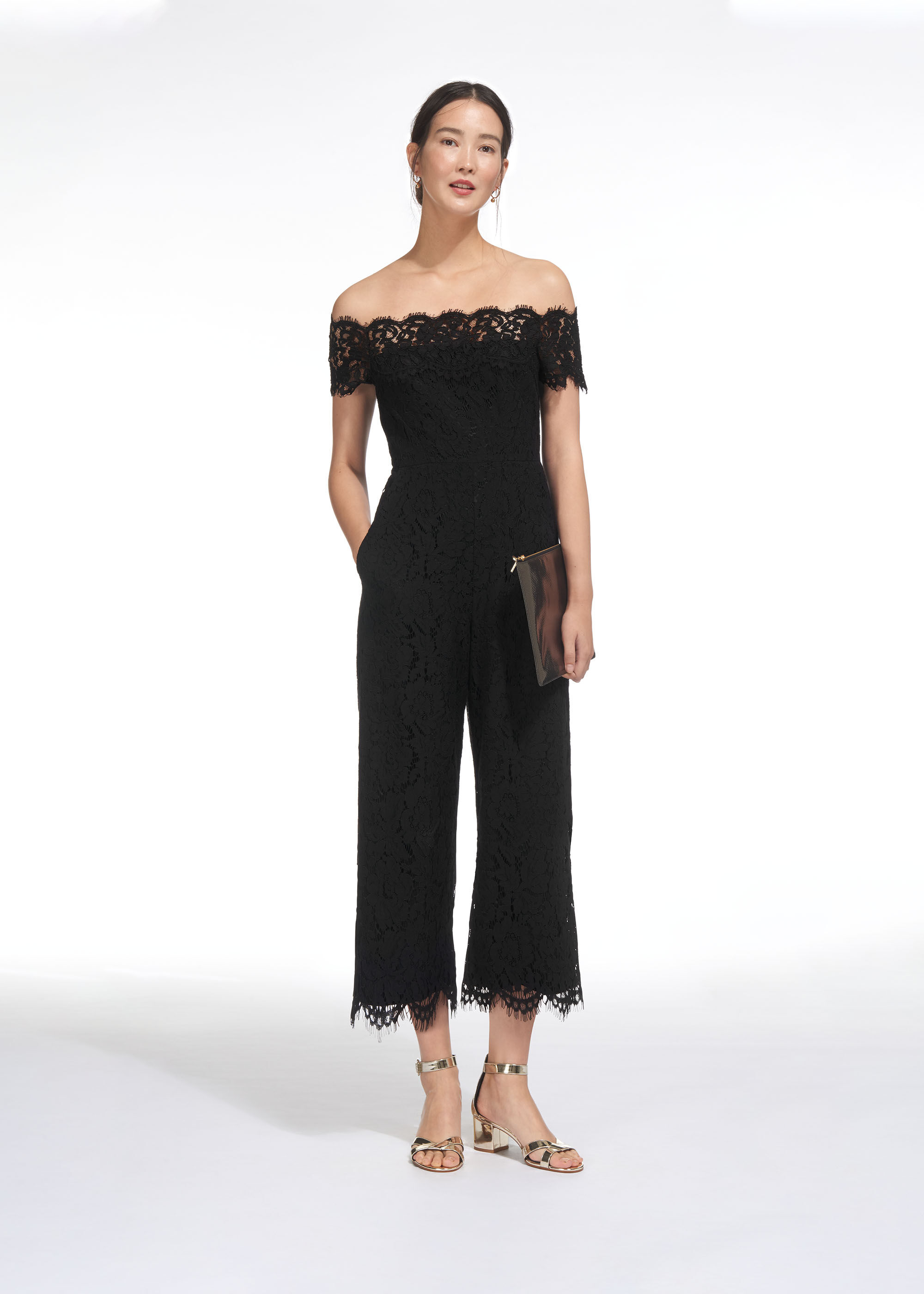 Whistles off shoulder lace dress online