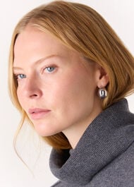 Chunky Curved Stud Earring