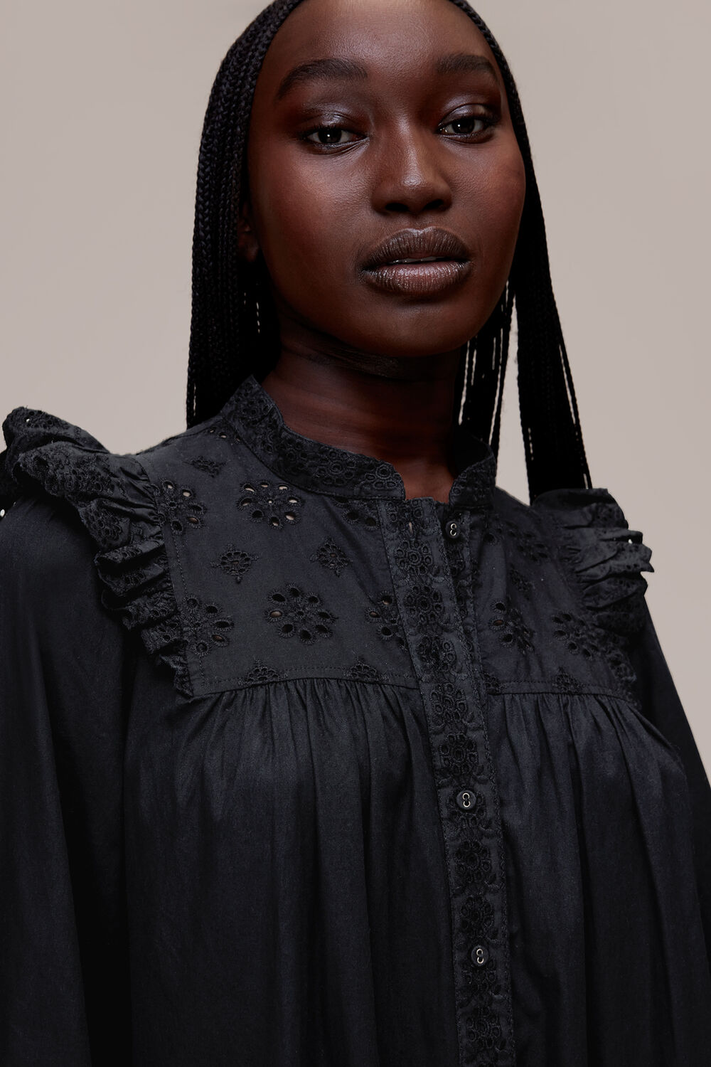 Talula Broderie Trapeze Dress