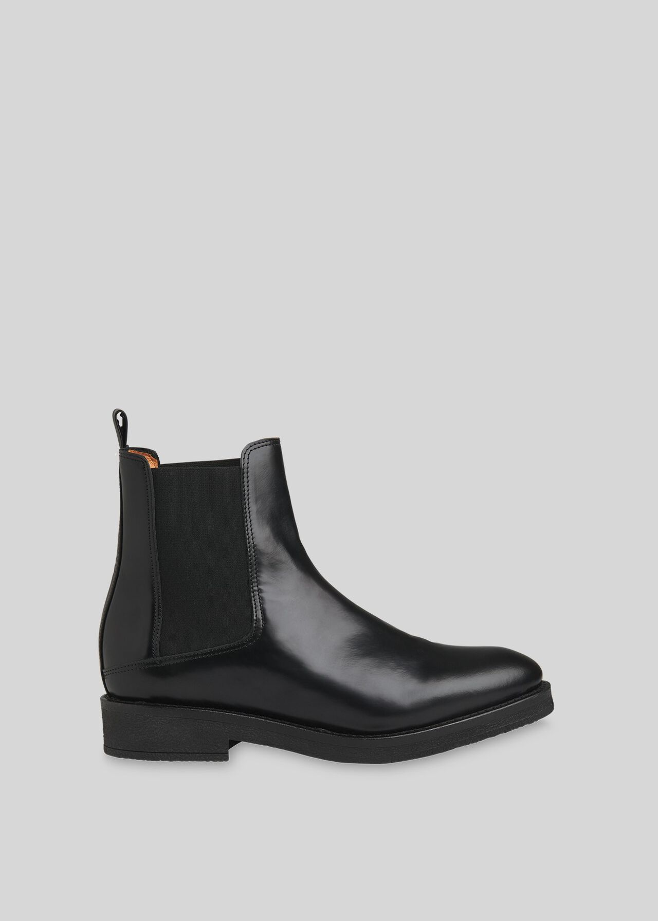 Rubber Sole Chelsea Boot