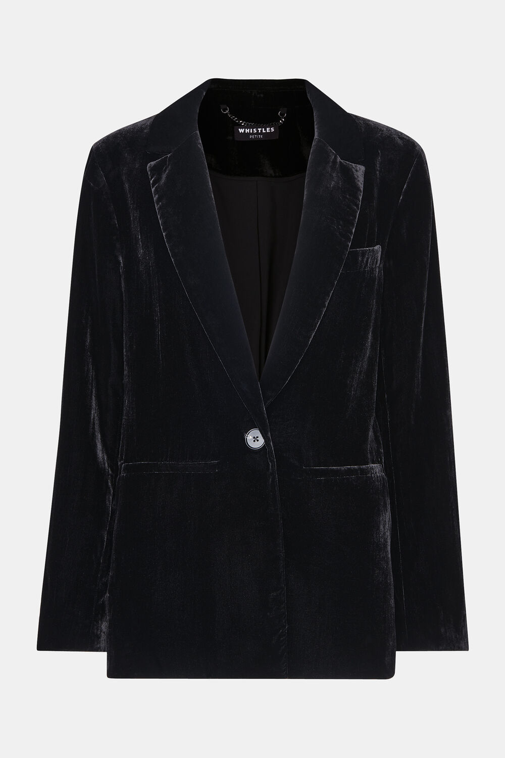 Petite Olivia Velvet Blazer