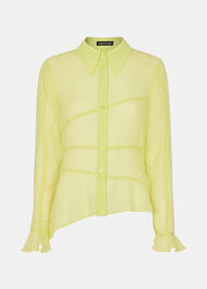 Fallon Seam Detail Silk Shirt