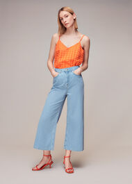 Seersucker Cami Top