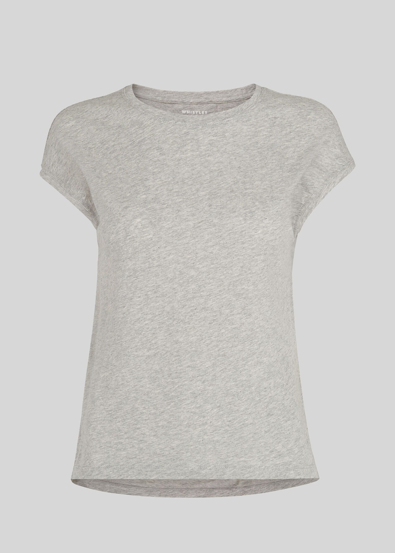 Minimal Cap Sleeve Tee Grey