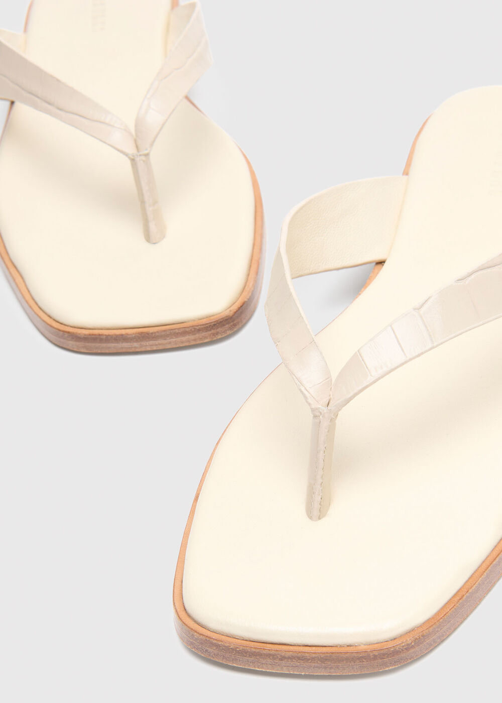 Croc Embossed Flip Flop