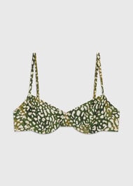 Animal Underwire Bikini Top
