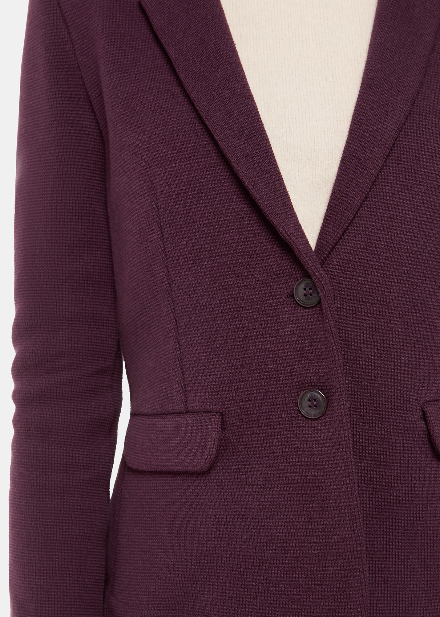 Whistles slim cheap jersey jacket red