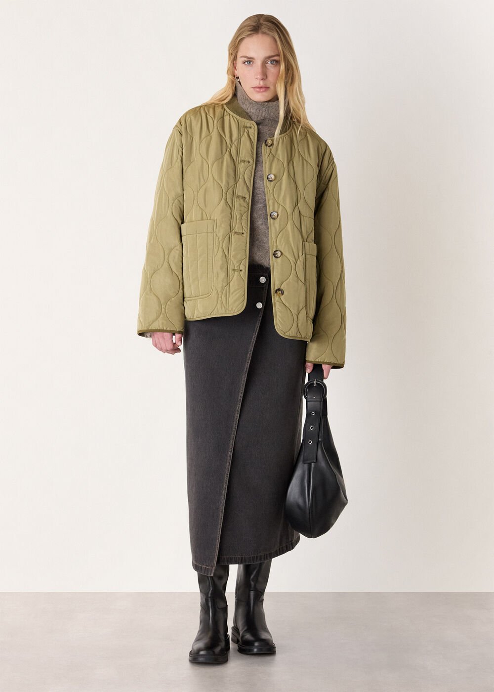 Reversible Quilted Coat