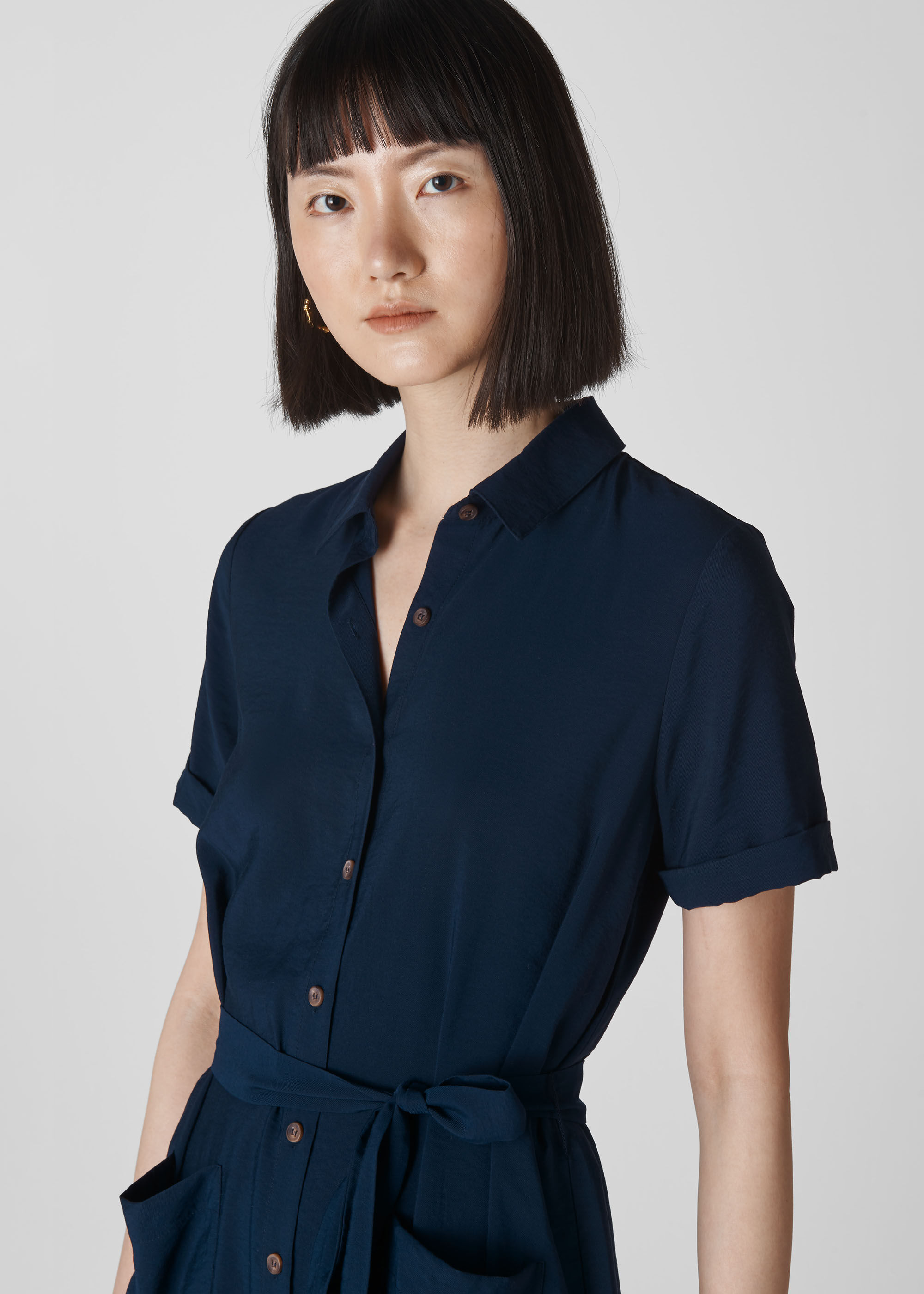 Whistles montana shirt dress online