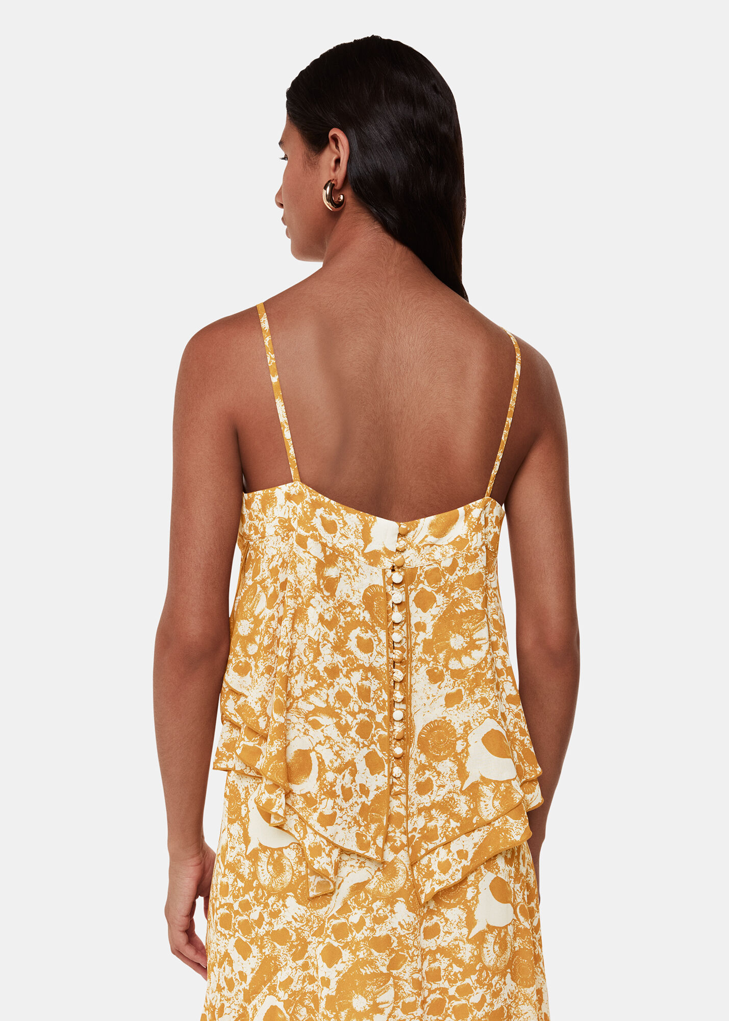 pin tuck camisole top | OHOTORO